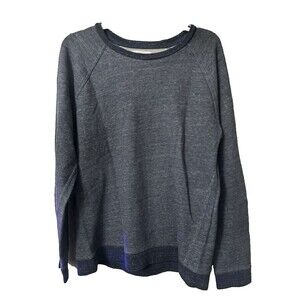 Everlane Crewneck Sweatshirt Womens Large Pullover Blue Sweater Cotton